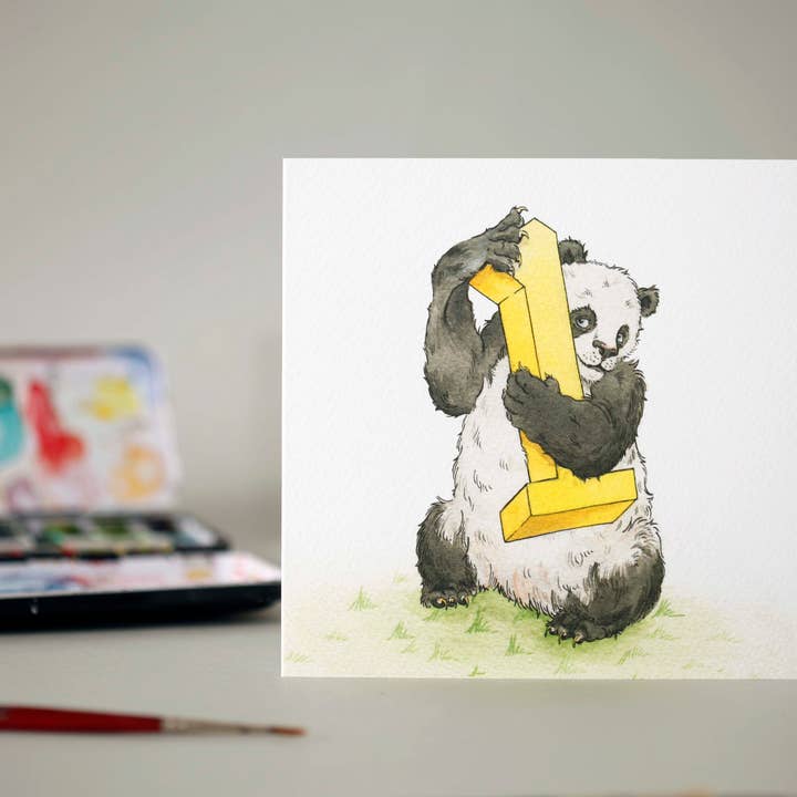 Un panda per la vendita all'ingrosso da parte di DMC Illustrations