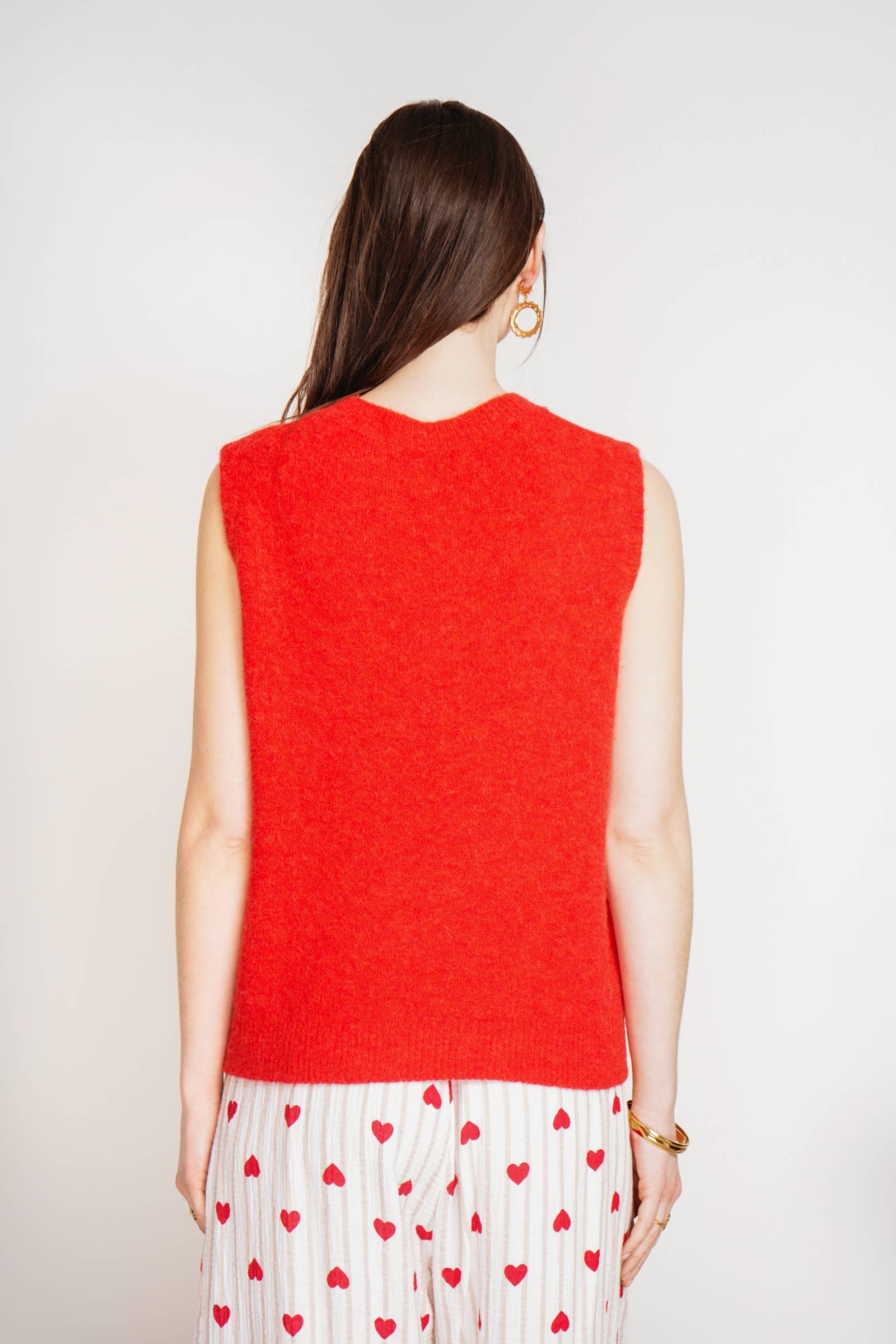 NOELINE – Engroshandel Pullover - Dame – Superfin alpaca vest uden ærmer 2651010