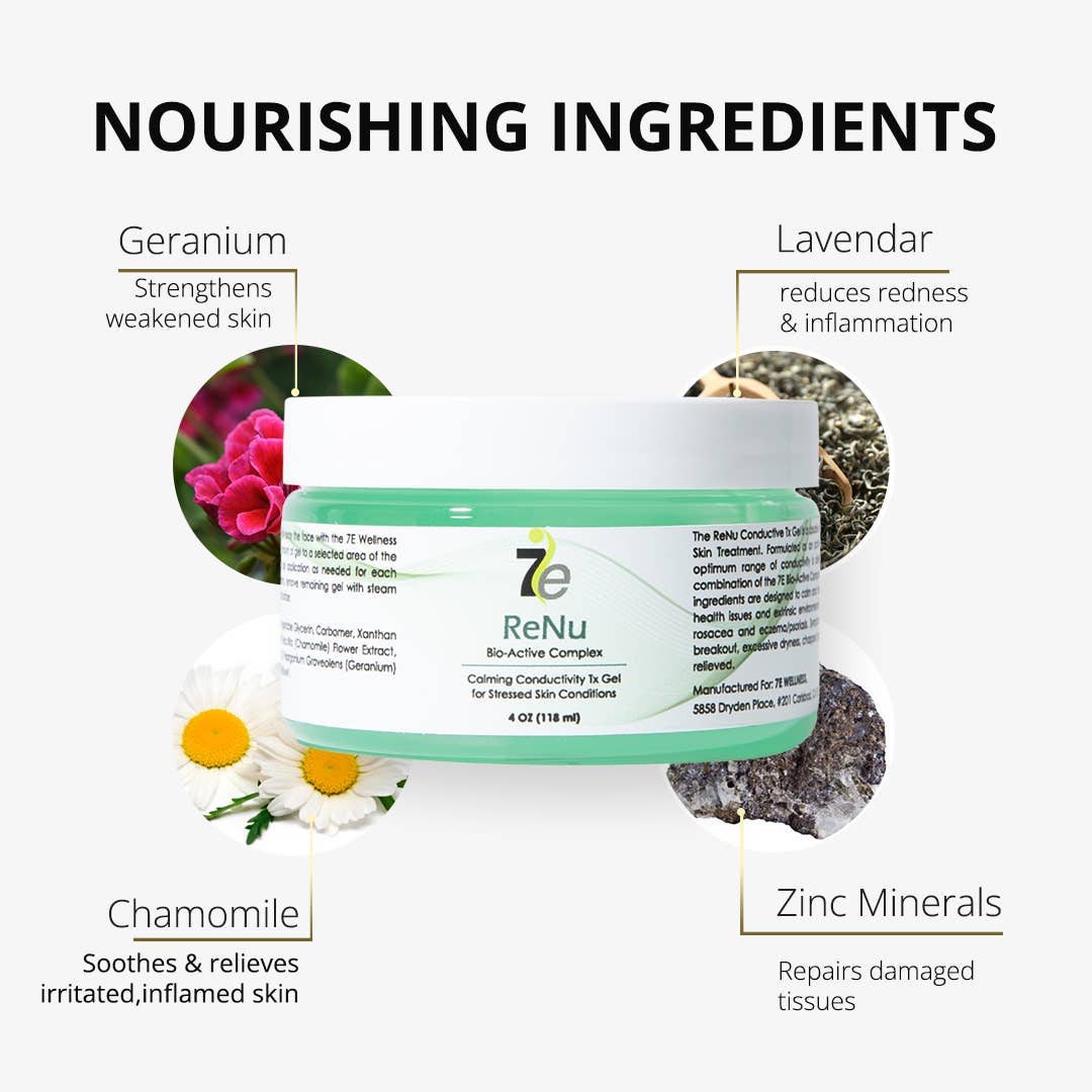 7e Wellness - Wholesale Facial Moisturizer - 7eWellness Myolift ReNu Conductive Gel - Calming & Hydrating6