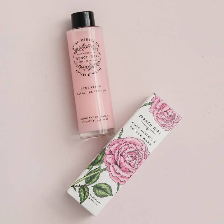 FRENCH GIRL - Wholesale Facial cleanser - Organic Rose Hibiscus Gentle Facial Wash - 3.4 oz4