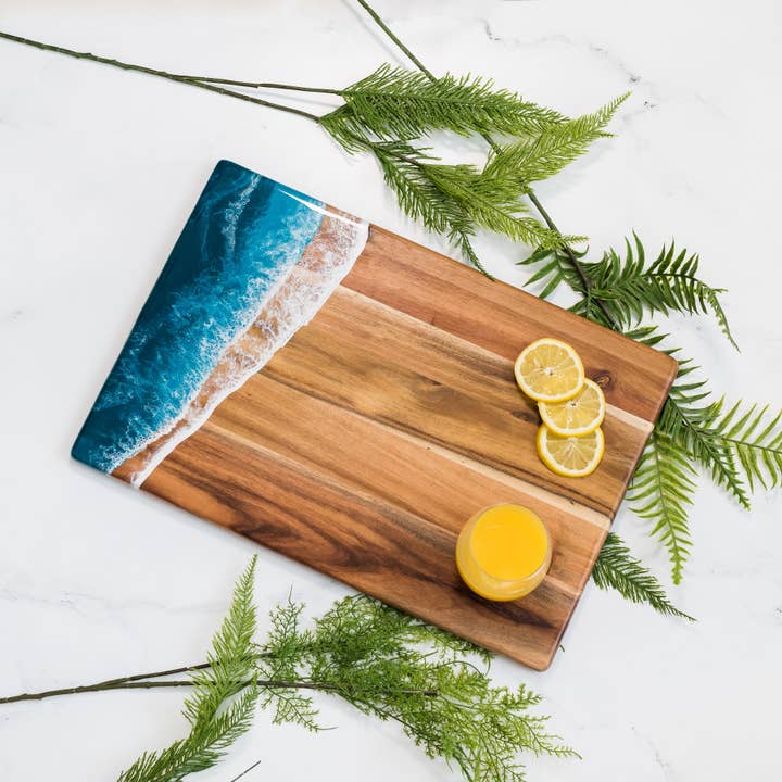 Lynn & Liana Designs - Wholesale Cheese Board - Resin Charcuterie Board - Breadboard 12"x18" - NO TARIFFS!11