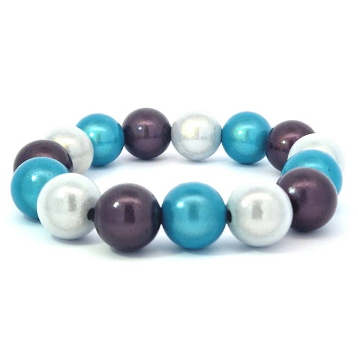 Bracelet Wonder snow-ocean-shades of grey 14mm for wholesale by Impala