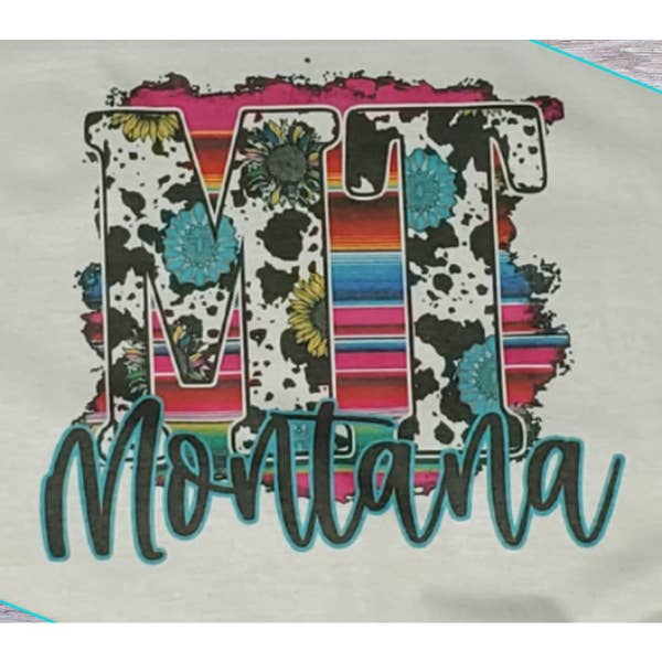 Montana T-shirt met korte mouwen voor wholesale door Ink'd Worx by Design