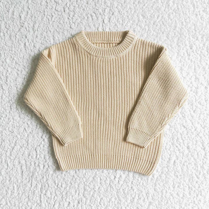 Aier Wholesale - Wholesale Knit Sweater - Kids - Baby Kids Girls Spring Fall Woolen pullover Sweaters