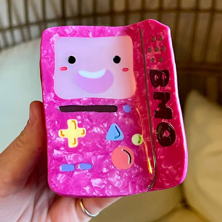 Pink Gamer Claw Clip for wholesale by Boogie Bee