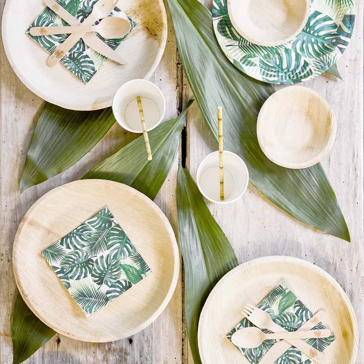 Talking Tables USA - Wholesale Assorted Cutlery Set - Wooden Cutlery - 6 Sets | Party Supplies |4