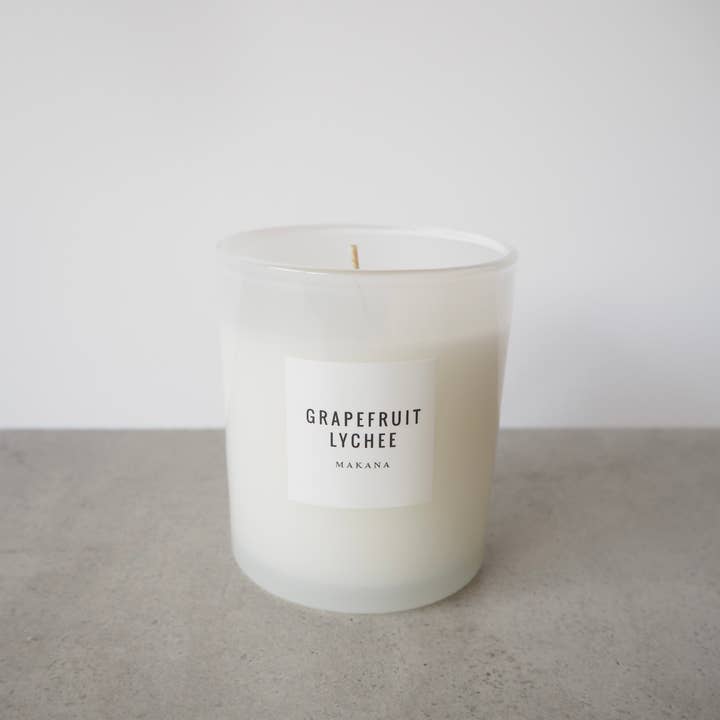 Makana - Wholesale Jar/Filled Candle - Grapefruit Lychee - Classic Candle 12 oz (NEW SIZE)1