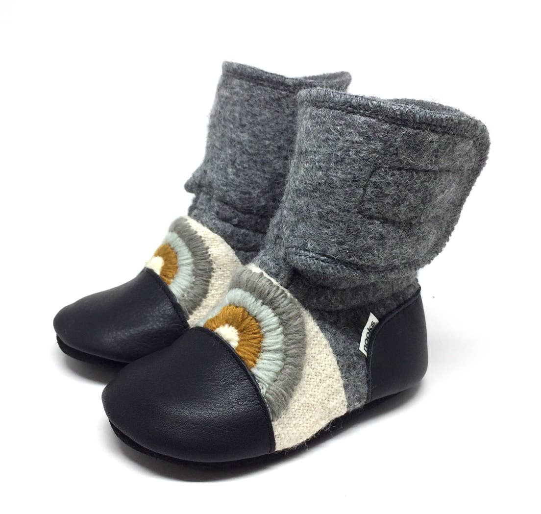Nooks Design - Wholesale Booties - Kids - Cove Felted Wool Booties