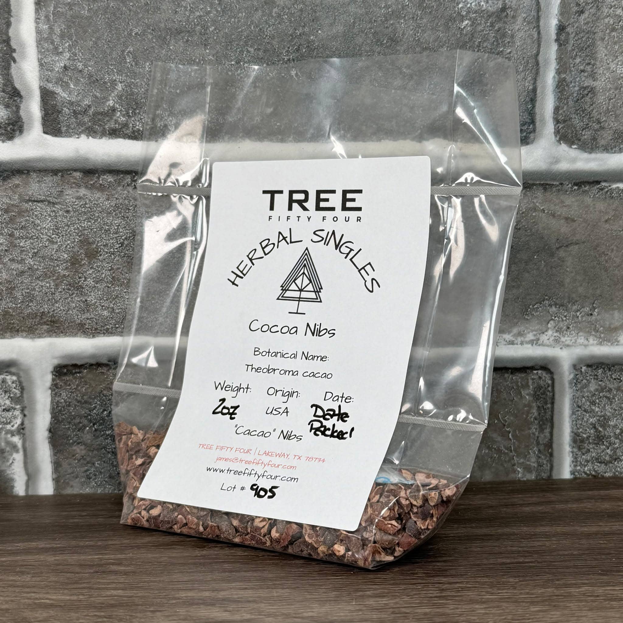 Tree Fifty Four - Wholesale Cocoa Nibs - Cocoa Nibs (Cacao) | 2oz - 1 KG | Bulk Herbs0