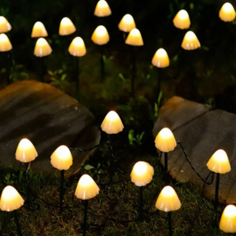 Kiyo Home - Wholesale Outdoor/Lawn Light - Solar Mushroom Lights3