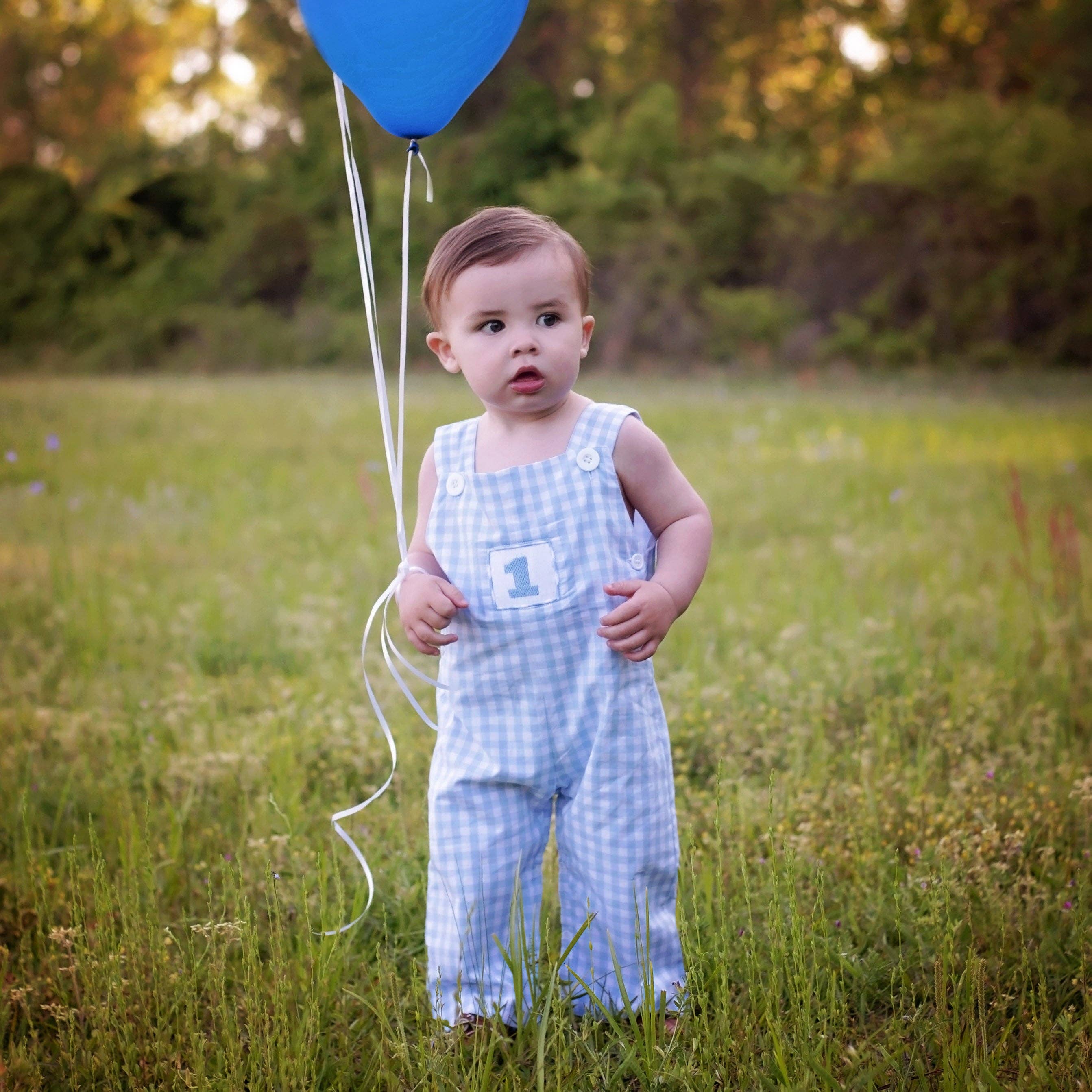 Seven Lantern Lane - Wholesale Jumpsuit - Baby - Boys Smocked First Birthday Jon Jon1