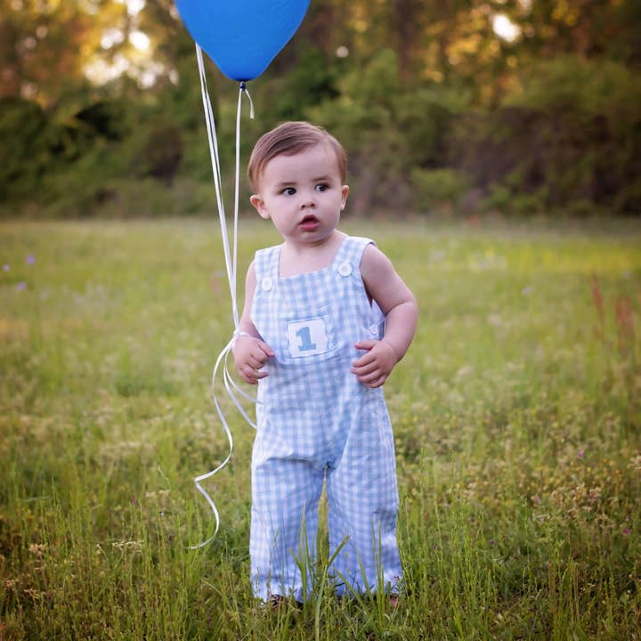 Seven Lantern Lane - Wholesale Jumpsuit - Baby - Boys Smocked First Birthday Jon Jon1
