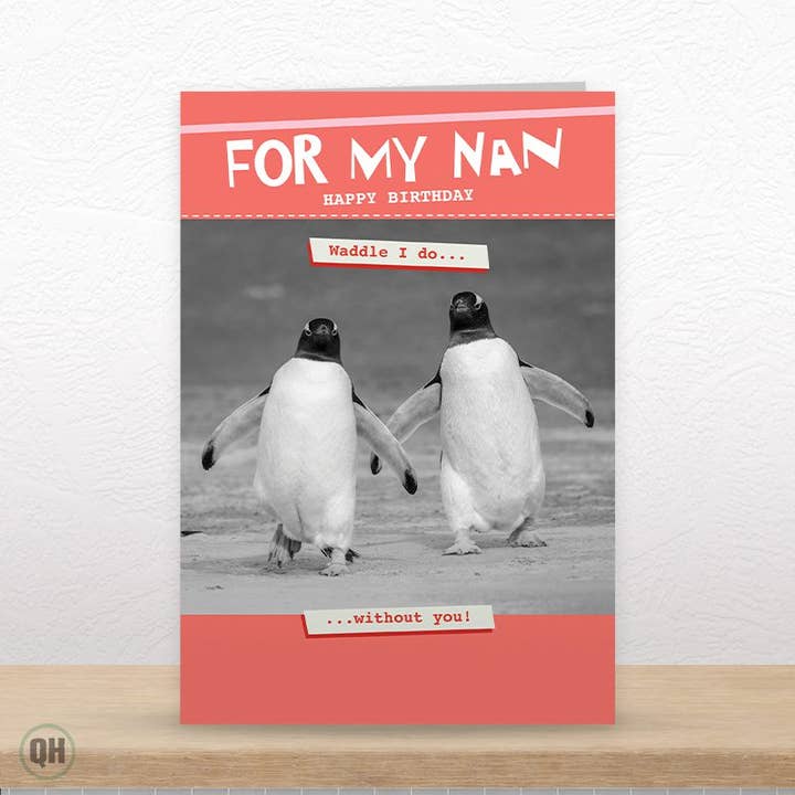 Nan Joyeux Anniversaire Que Ferais-Je Sans Toi Carte pour la vente par Quitting Hollywood