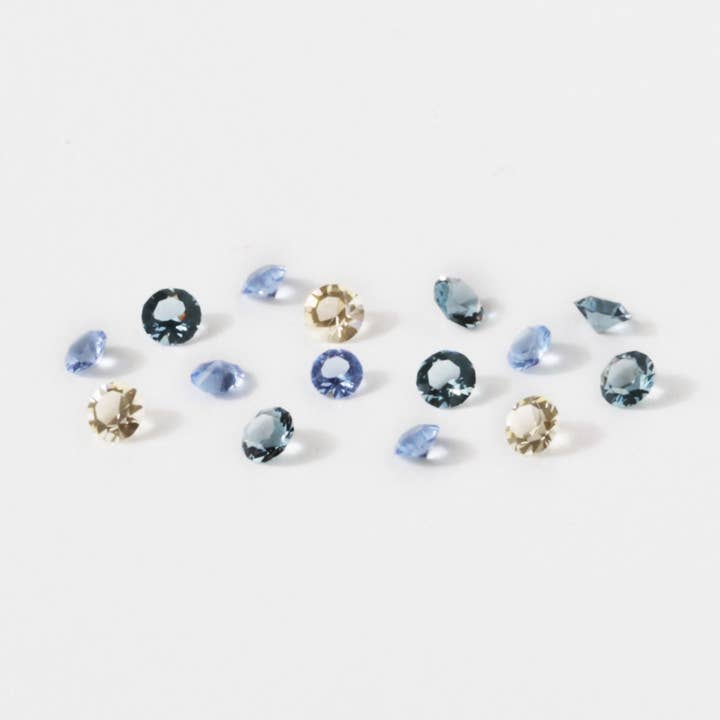 Dusty Blues Crystal Stardust Pack för wholesale av Origami Owl