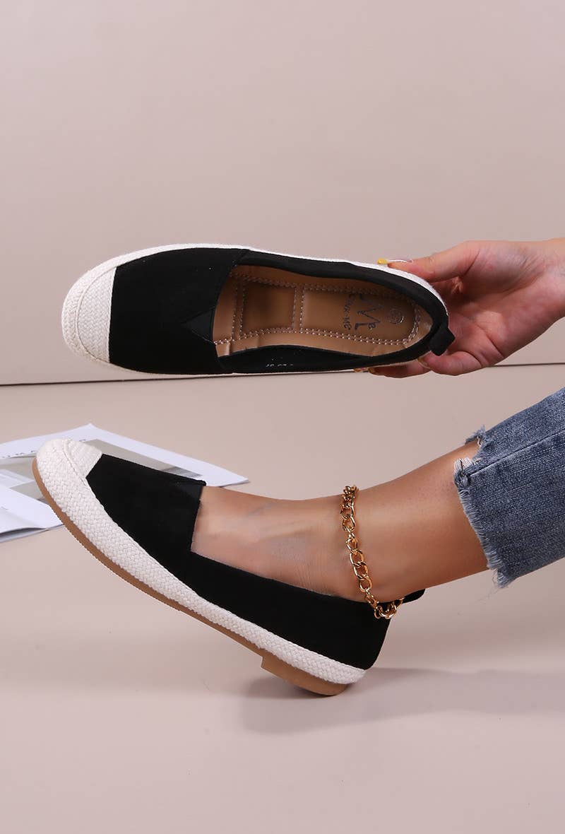 BELLICY / Cink-me - Wholesale Flats - Women's - Faux leather espadrilles with soft sole, PS888-250