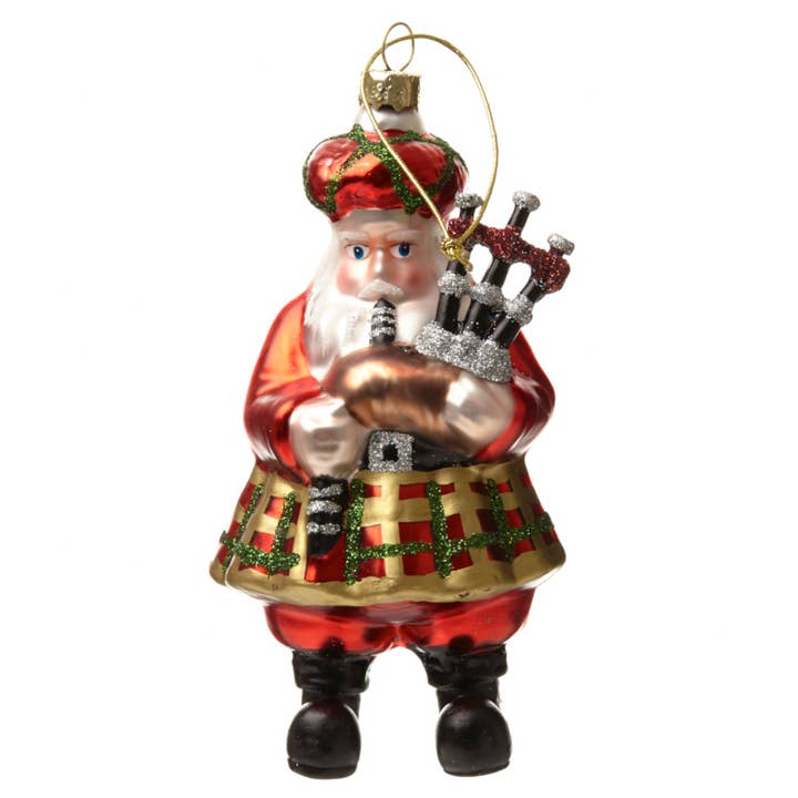 SANTA WITH BAGPIPES for wholesale by Heaven Sends