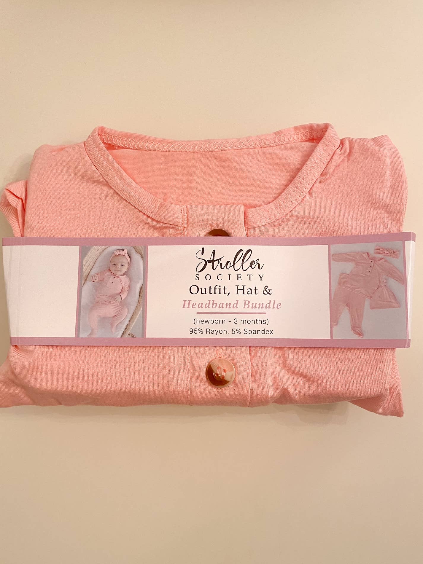 Stroller Society - Wholesale Clothing Set - Baby - Top & Bottom Baby Outfit (Newborn - 12 months sizes) - Pink5