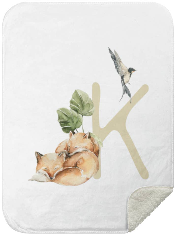 Tæppe bogstav K for engroshandel hos Yumi Baby Holland