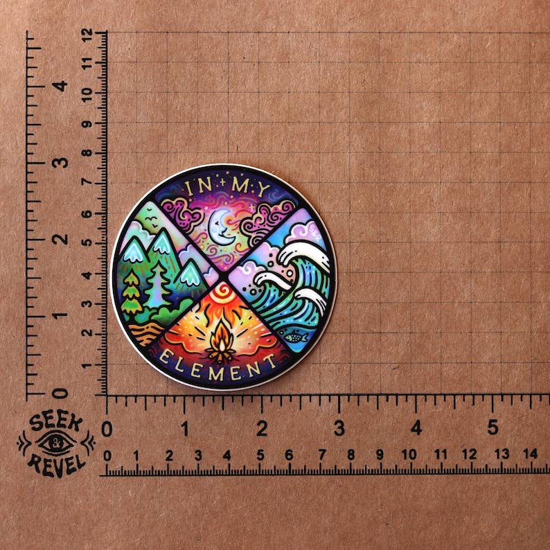 SeeknRevel - Wholesale Sticker - In My Element - Sticker2