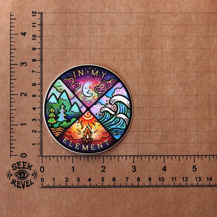 SeeknRevel - Vendita all'ingrosso Adesivo - In My Element - Adesivo2