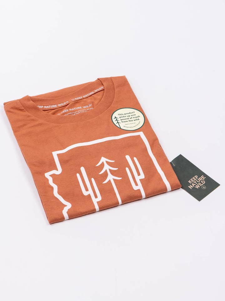 Keep Nature Wild - Wholesale Screen Printed T-Shirt - Unisex - Arizona Wilderness Unisex Tee | Redwood8