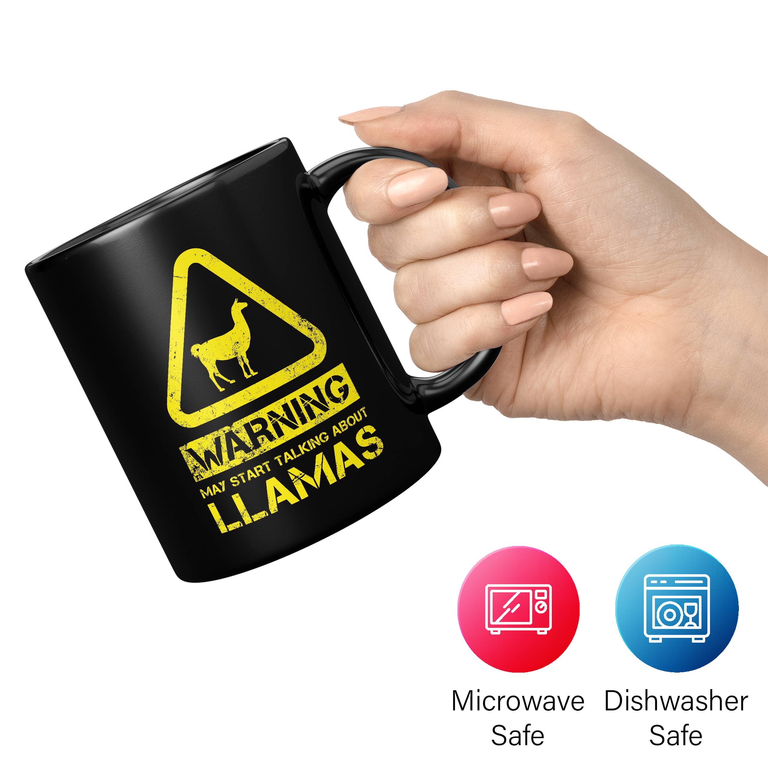 Mug Monster - Vente Tasse à café - Mug lama - Warning May Start Talking About Llamas5