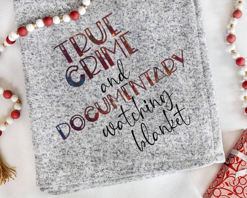 Regina Lynn Design Home Edition – wholesale Throw blanket – True Crime and Documentary Watching Sweater Fleece Blanket1