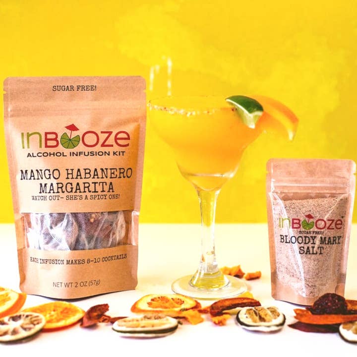 InBooze - Wholesale DIY drink kit - Mango Habanero Margarita Alcohol Infusion Cocktail Kit3