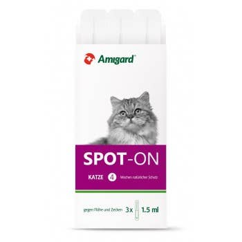 amigard - Wholesale Pet Supplement - Cat - Amigard Spon-on 3x1,5ml Katze