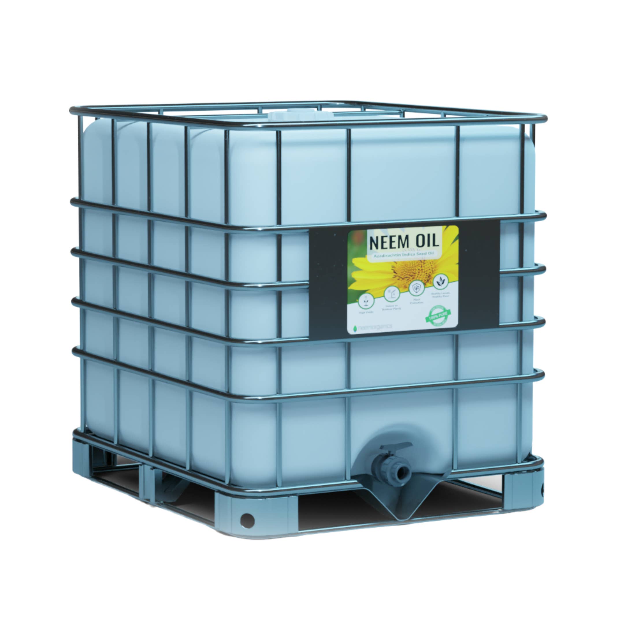 Neem Organics - Wholesale Fertilizer - Neem Oil 275 Gallon IBC totes Price Per Gallon