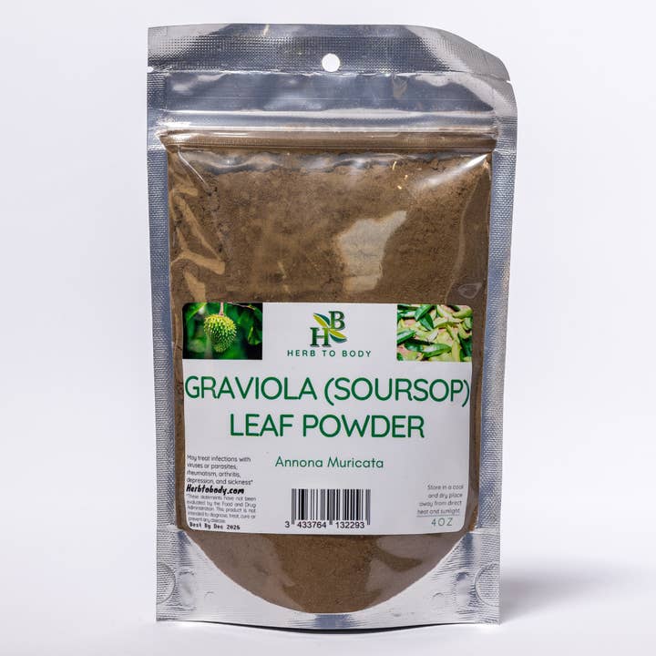 Herb To Body - Wholesale Herbs - Graviola Leaf Powder0