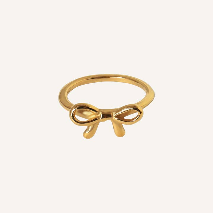 24th & Gold - Wholesale Band/Stacked Ring - The Bow Ring14