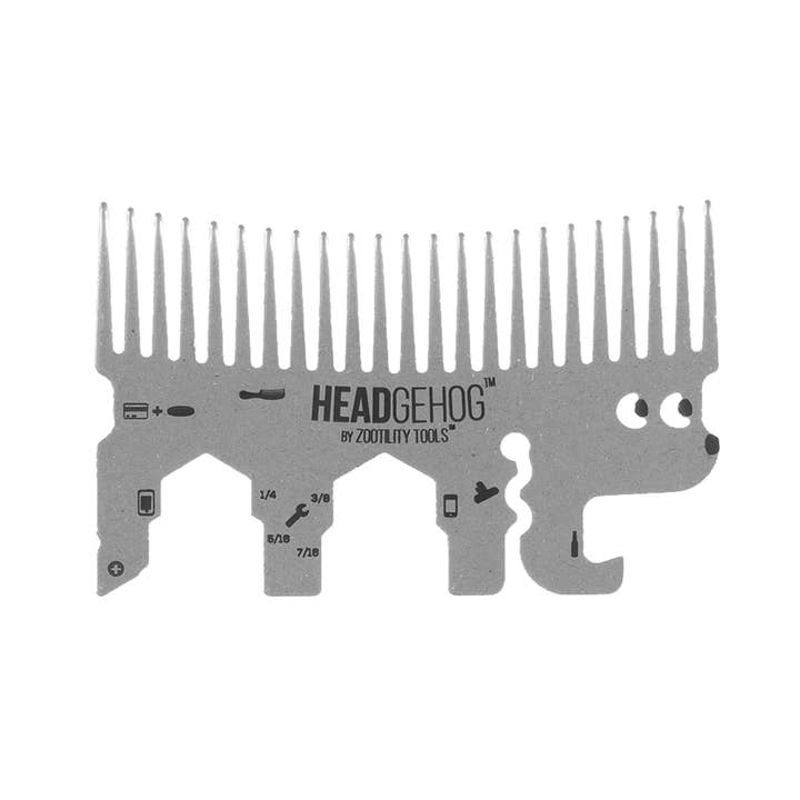 Zootility - Wholesale Hair Brush/Comb - Headgehog Multi-Tool Handy Comb