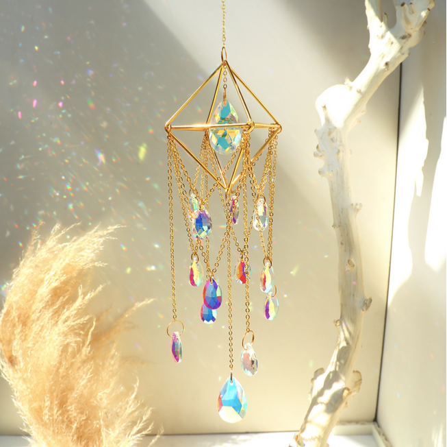 Crystolver (We Cover All Import Fees) - Wholesale Suncatcher - Chandelier Crystal Prism Suncatcher Decor1