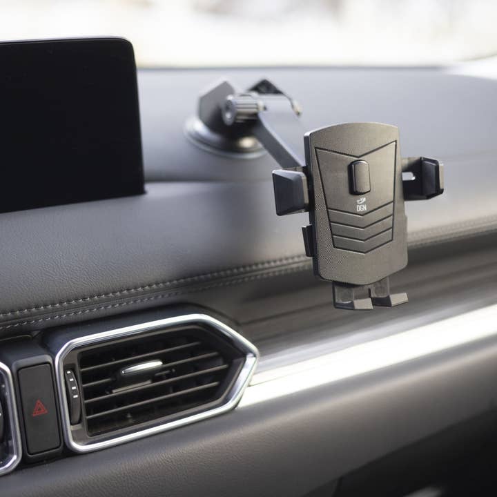 Black DGN Universal 3-in-1 Strong Car Mount for Windshield, Dashbo for wholesale on Faire