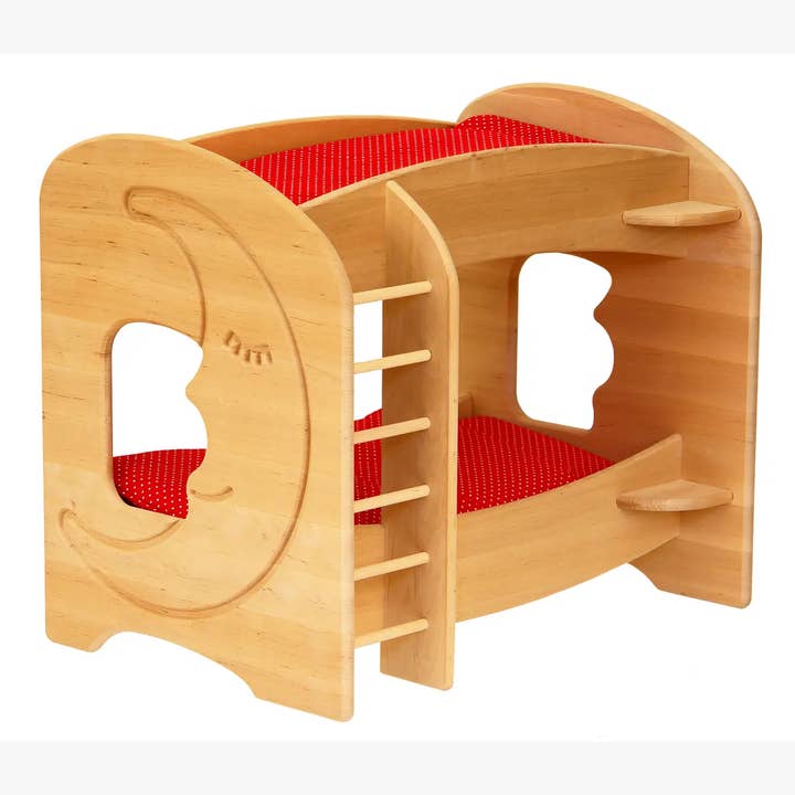 Drewart houten stapelbed voor poppen voor wholesale door Little Poland Gallery