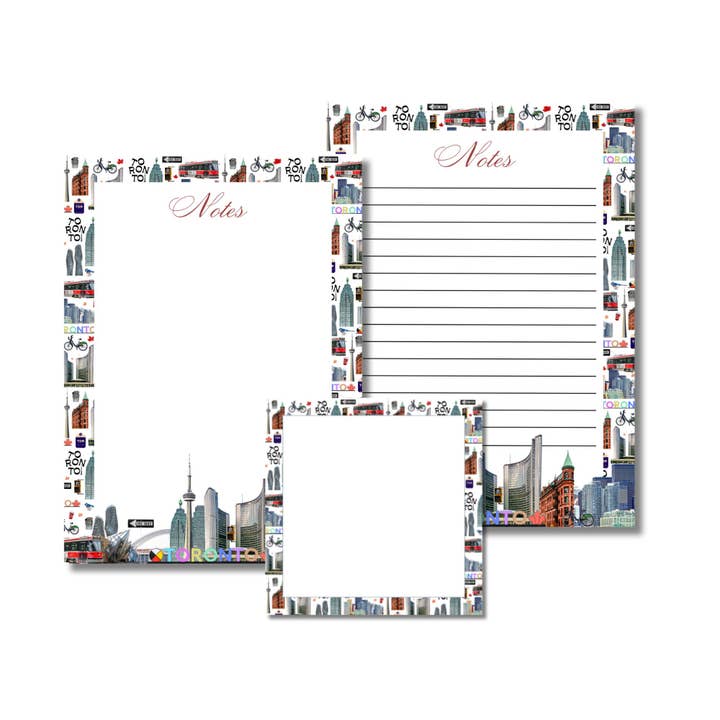 Toronto Notepad for wholesale by simply blessed shy