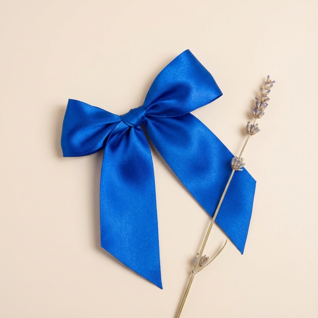 ByHome - Wholesale Bow - Gift Wrapping - 5pcs, 6x7.5" large shiny polyester pre-tied ribbon bow3