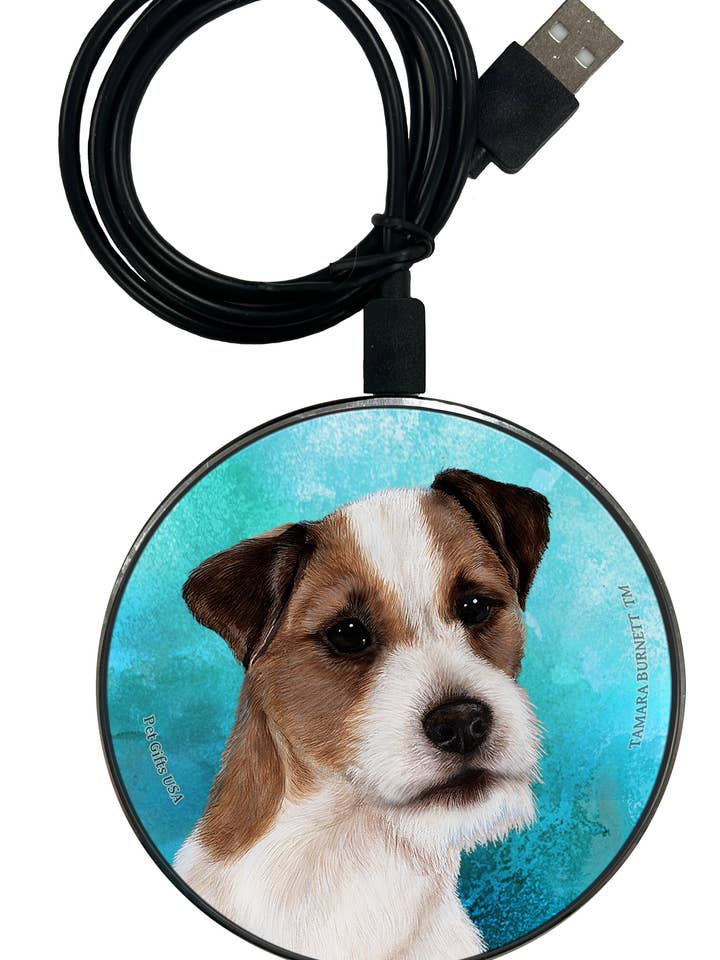 Carregador de Telemóvel Jack Russell WH Tricolor - Zoomies por atacado de Pet Gifts USA, LLC