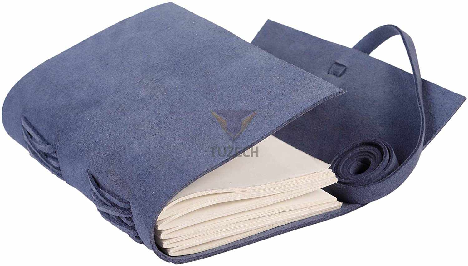 Tuzech Leather - Wholesale Journal/Diary - Tuzech Leather Journal Writing Notebook Antique Handmade Leather Bound Daily Notepad for Men/Women Unlined Paper for Art Sketchbook Travel Diary to Write in 7 Inches22