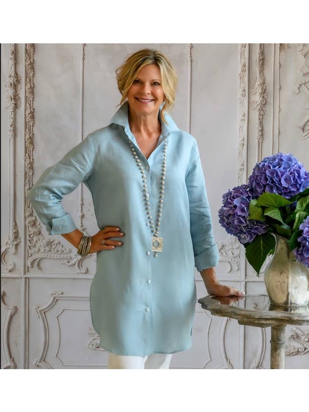 Arte Italica & Crown Linen Designs - Wholesale Tunic - Women's - Christina Linen Tunic - New Colors14