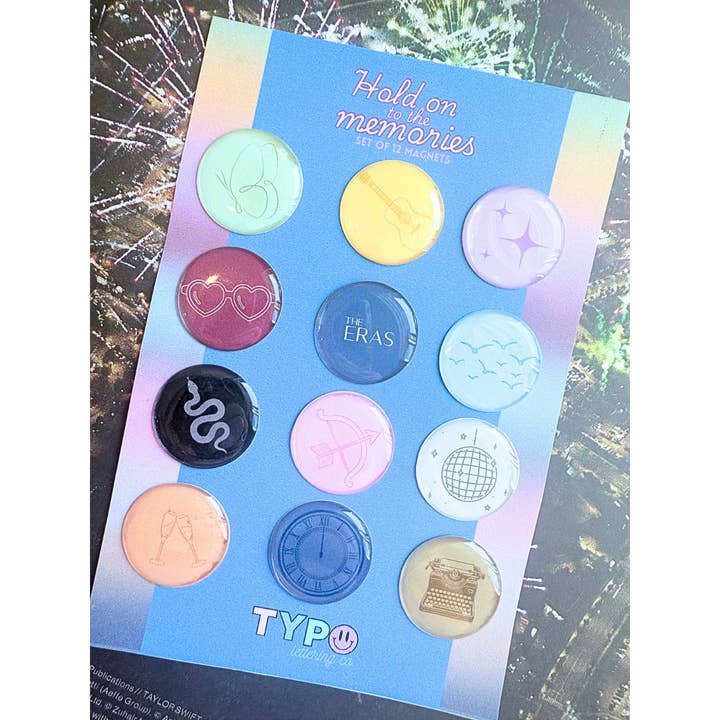 Eras magnet set|set of 12 magnet| TS magnet set|Era|TS merch and other Purchase Wholesale the eras pour. Free Returns & Net 60 Terms on Faire trending on Faire.