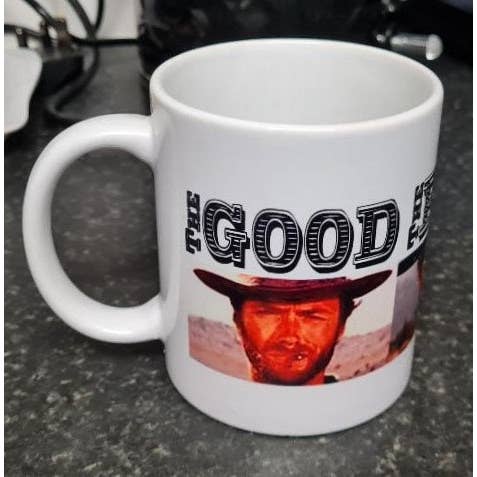 Clint Eastwood: Det gode, det dårlige og det grimme krus for engroshandel hos Everyone's a Mug