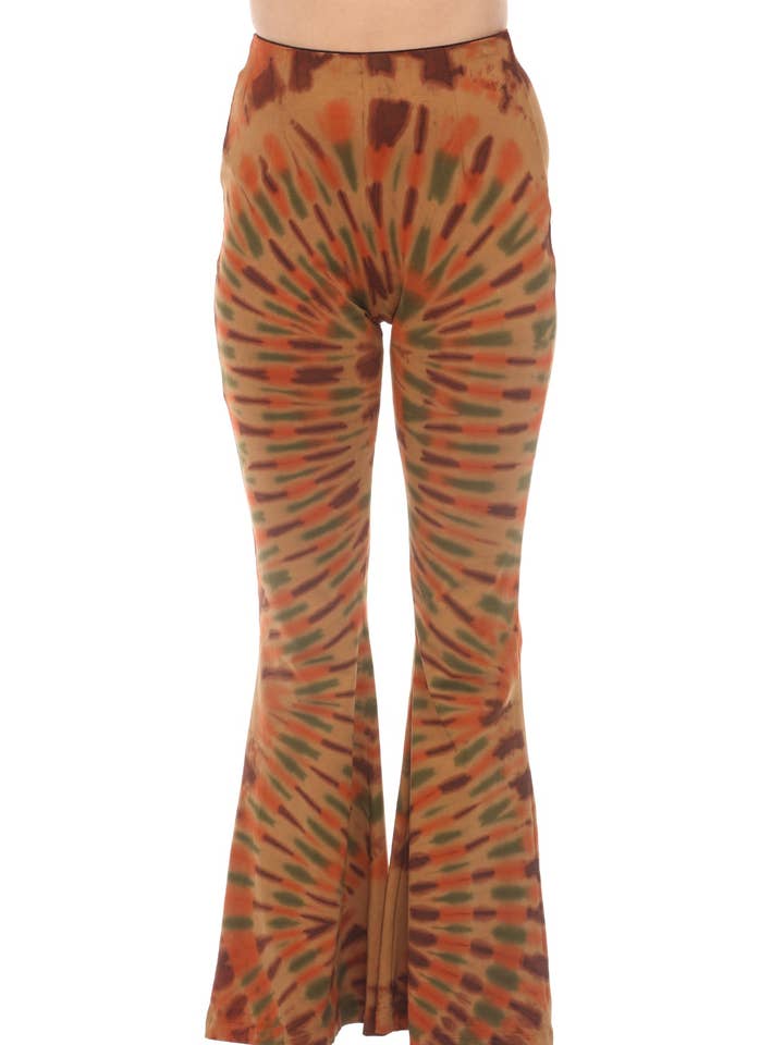 Bellbottom Tie-dye broek voor wholesale door Lakhays Collection Inc.