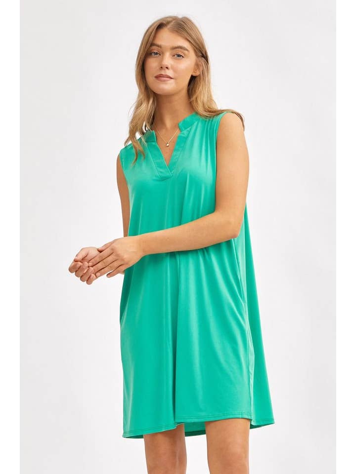 Dear Scarlett - Wholesale Dress - Women's - Elegant Solid Colored Dress