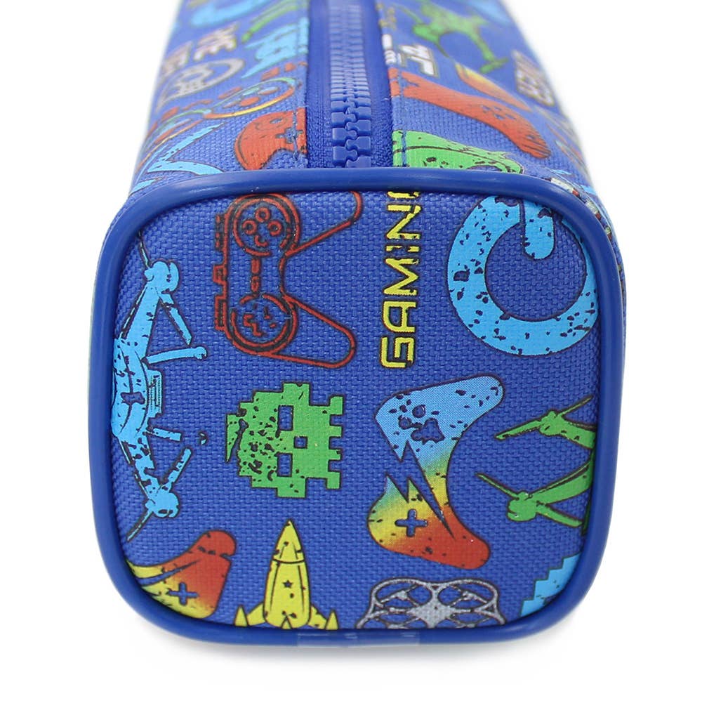 Powell Creative Products Ltd – wholesale Pencil case/pouch – Game Over Pencil Case for Boys Blue Barrel3