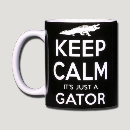 Keep Calm Gator 11 oz Ceramic Mug for wholesale by Atlas Screen Printing