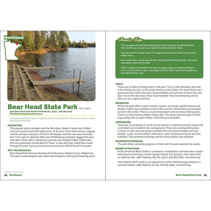 AdventureKEEN - Wholesale Book - Adult - Minnesota State Parks: Comprehensive Guide