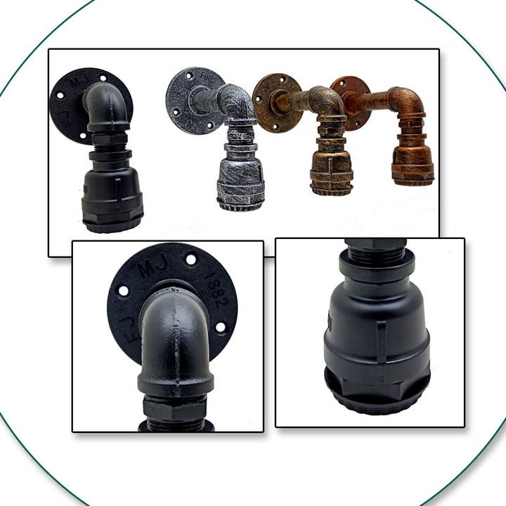 Retro industriell rörbelysning lampetter vattenrör vägglampa för wholesale av Ledsone