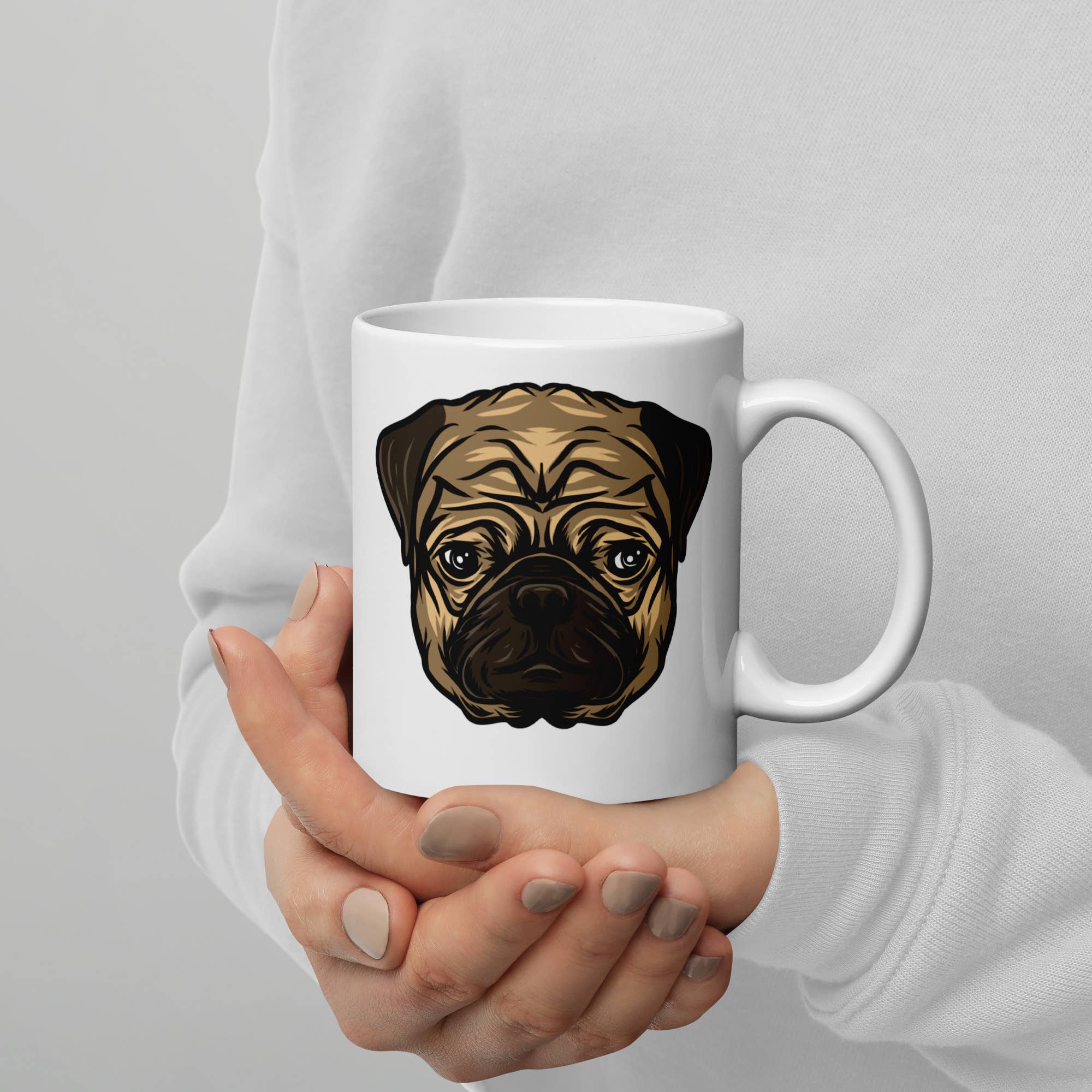 Club No-Kill 2027 Coffee Mugs - Wholesale Coffee Mug - Vinny the Pug Coffee Mugs                                 12